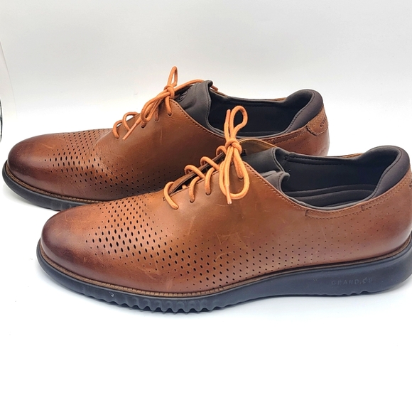 LIKE NEW! Cole Haan 2.Zero Grand Laser Wingtip Size 15. #1369 - Picture 3 of 9